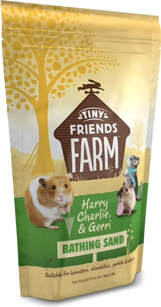 Supreme Tiny Friends Farm Chinchilla badesand 1,5L 0,9kg
