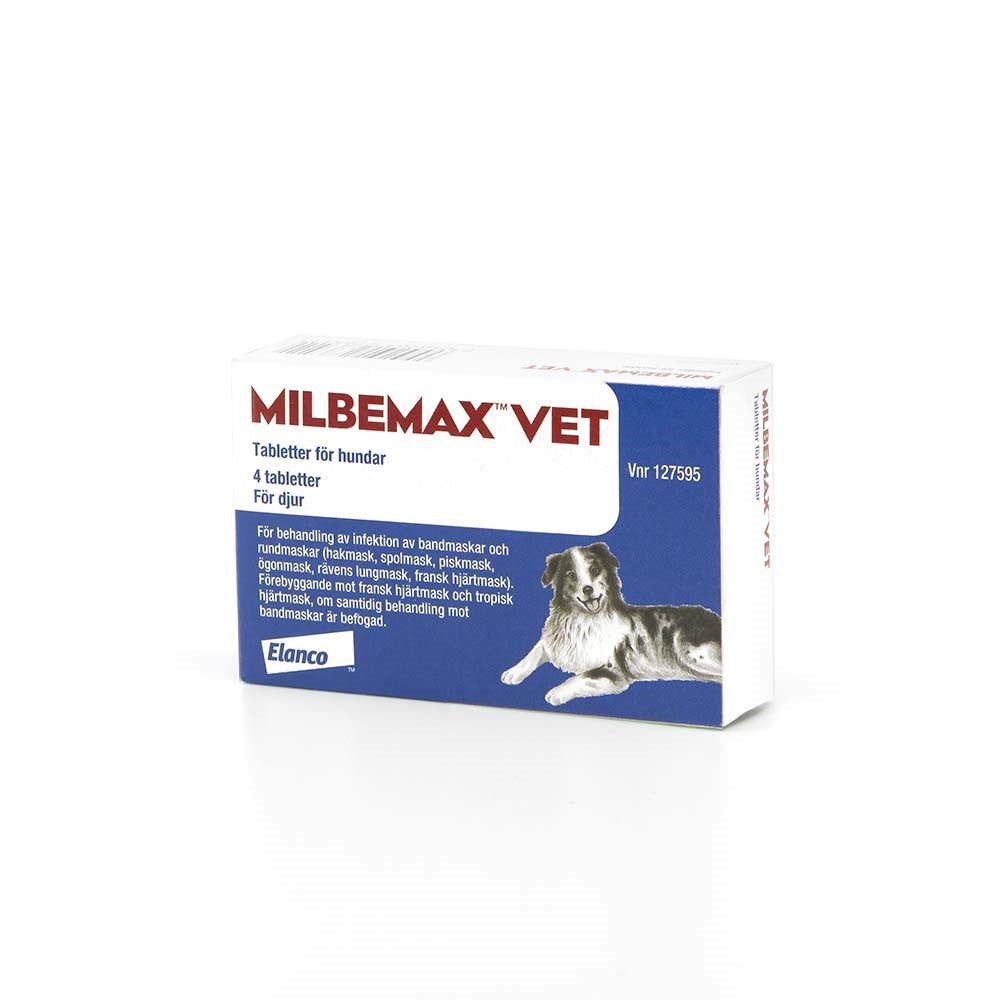 Elanco Milbemax Vet til hund 4 tabletter