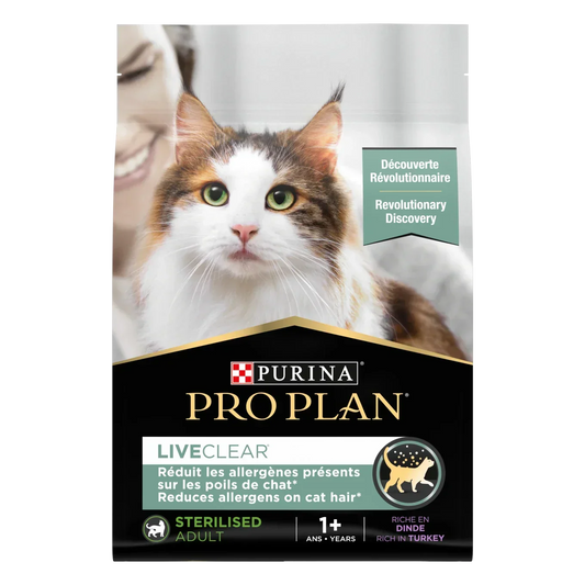 Pro Plan Liveclear Sterilised Adult kalkun kattemat 1,4 kg