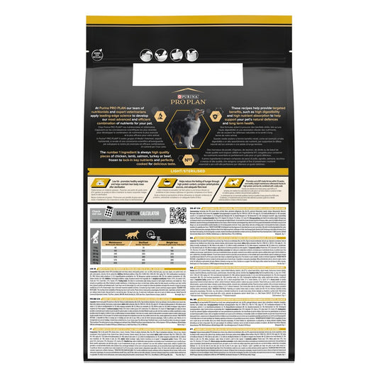 Pro Plan Pro Plan Optiweight Light & Sterilised Chicken Adult hundefôr