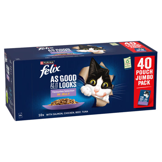Felix As Good As It Looks Favourites i gelé 40 x 85 g