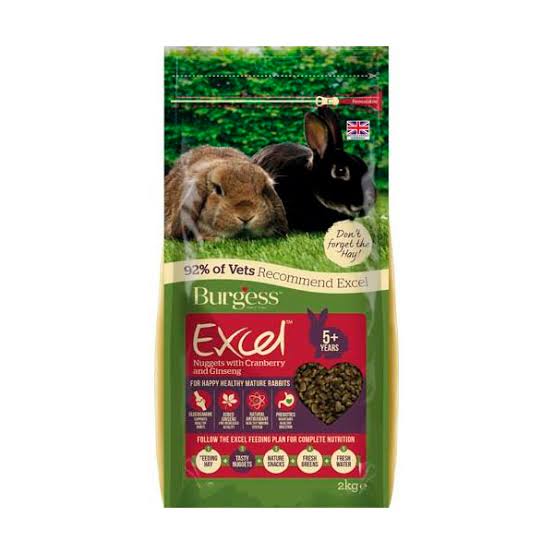 Burgess Excel Mature Rabbit med tranebær og ginseng 2 kg