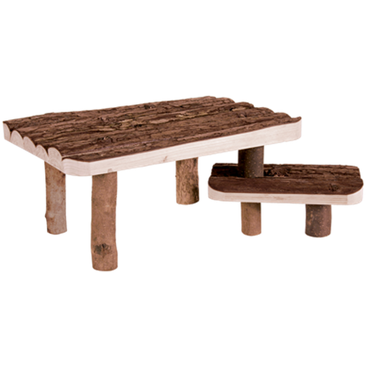 Trixie Natural Living Skjul og plattform med trapper 37x17x28cm
