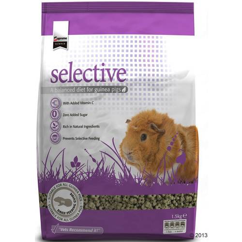 Supreme Selective Naturals kornfri marsvin 1,5 kg