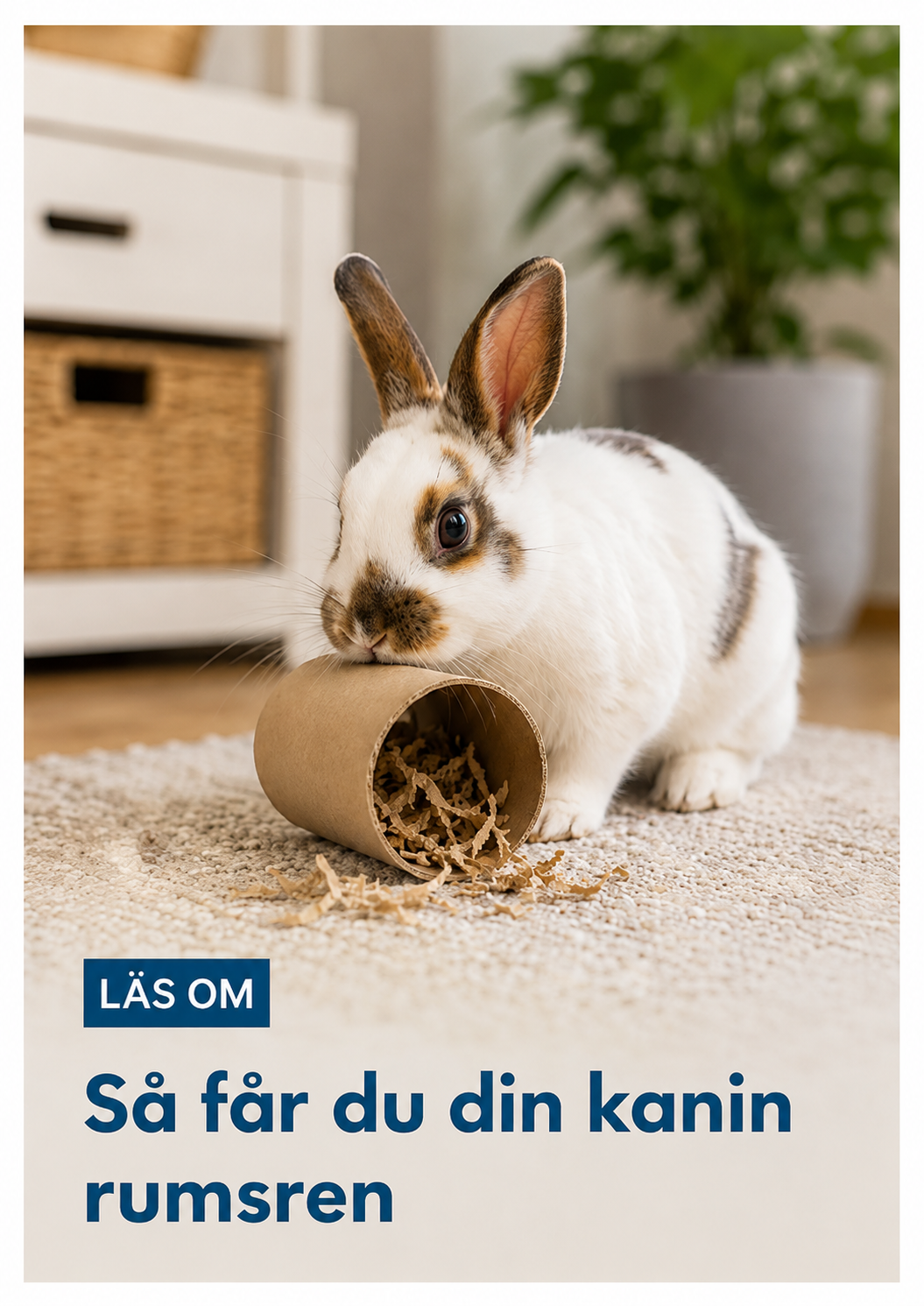 Så får du din kanin rumsren