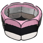 vidaXL Foldable Dog Yard with Carrying Case