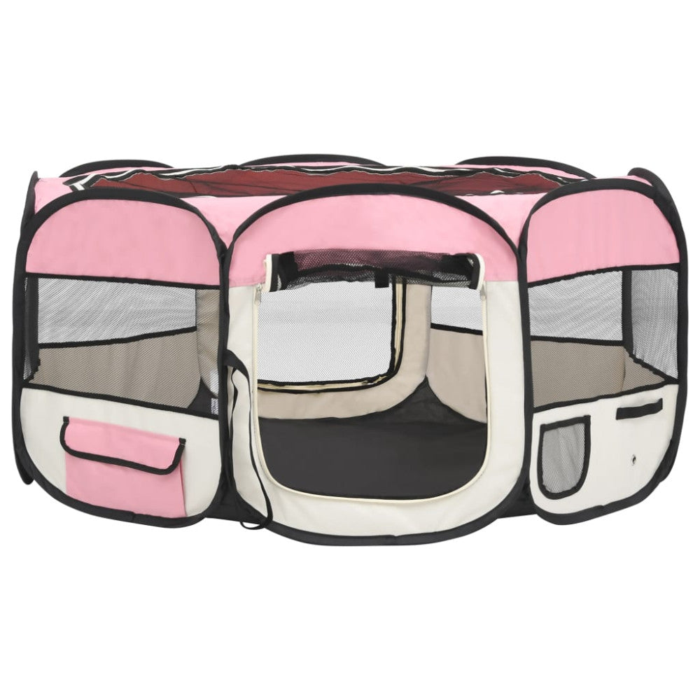 vidaXL Foldable Dog Yard with Carrying Case