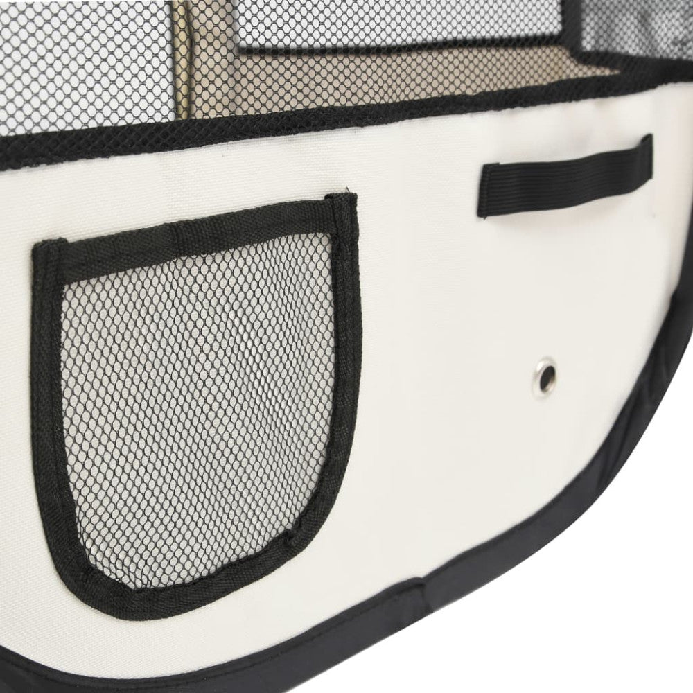 vidaXL Foldable Dog Yard with Carrying Case