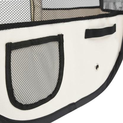 vidaXL Foldable Dog Yard with Carrying Case