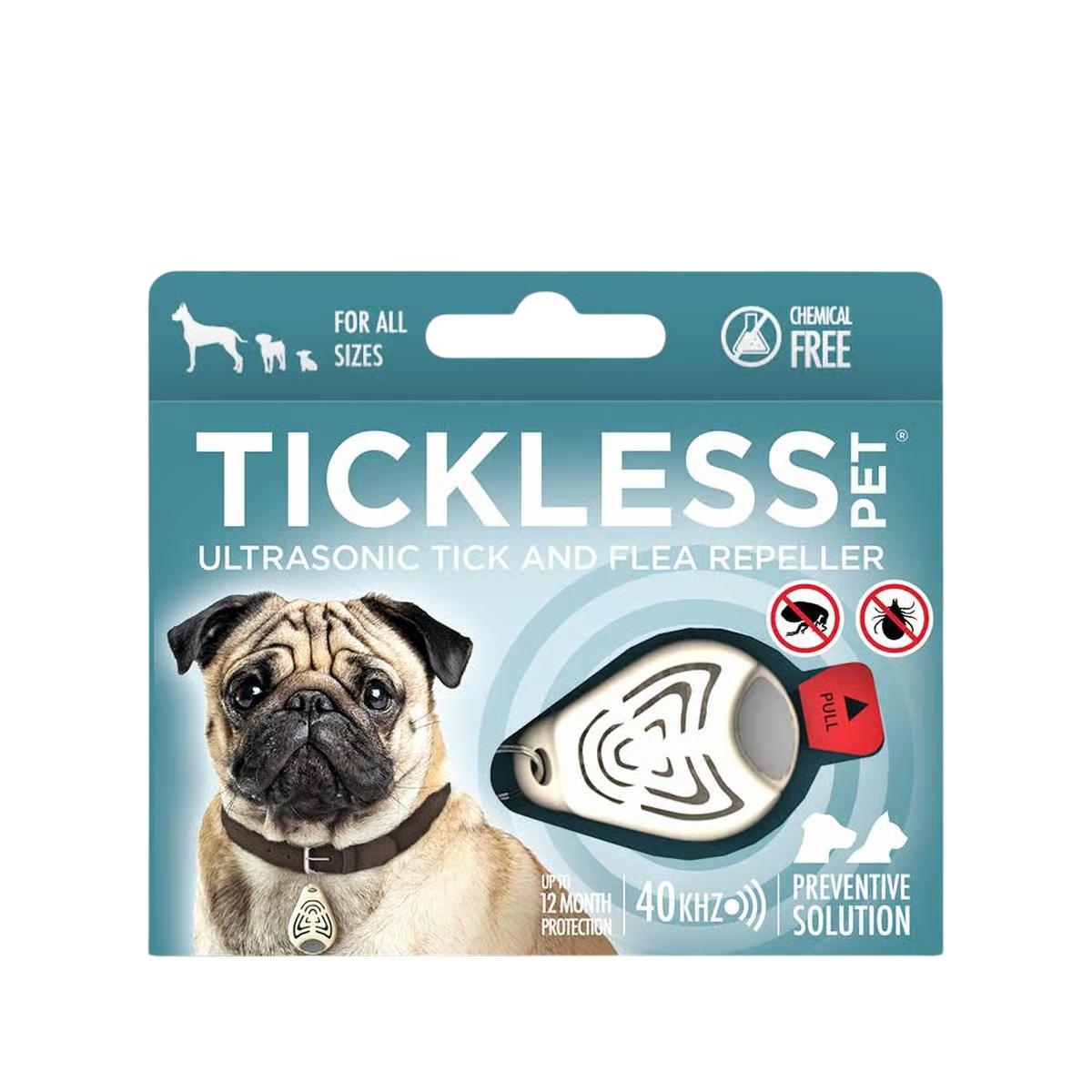 Tickless Ultrasonic Tick and Flea Repeller