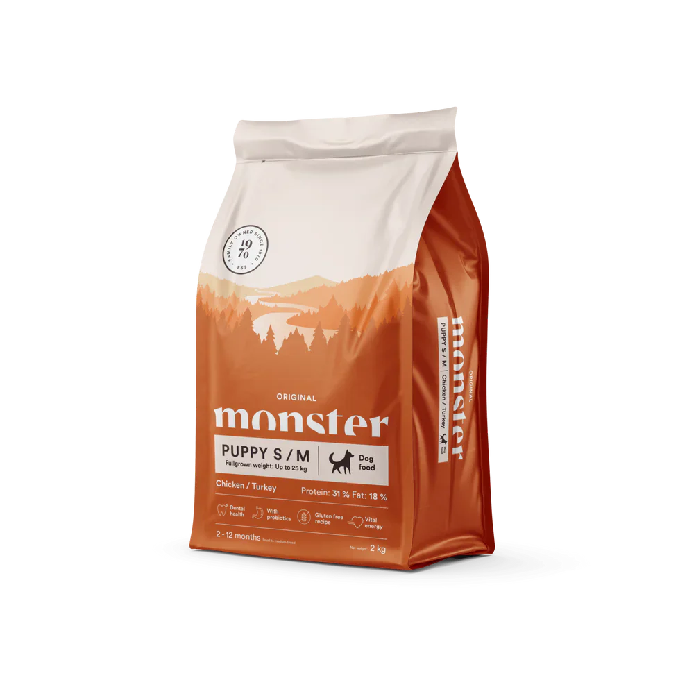 Monster Original Puppy small/medium Chicken & Turkey