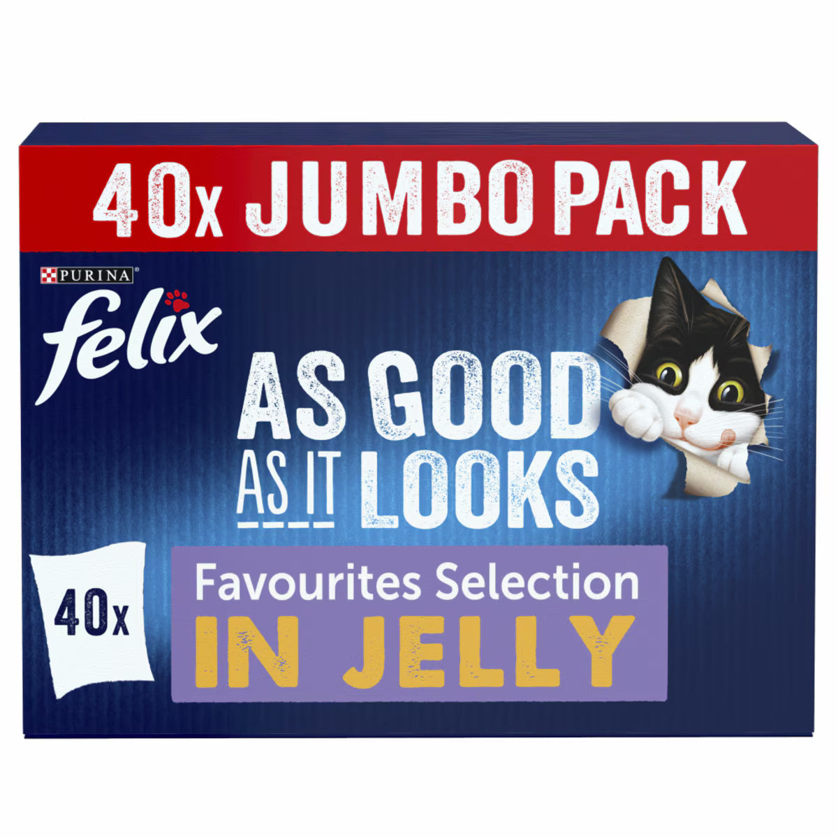 Felix As Good As It Looks Favourites in Jelly 40 x 85 g