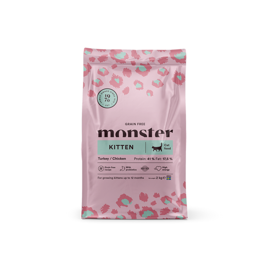 Monster Grain Free Chicken & Turkey Kitten 2kg