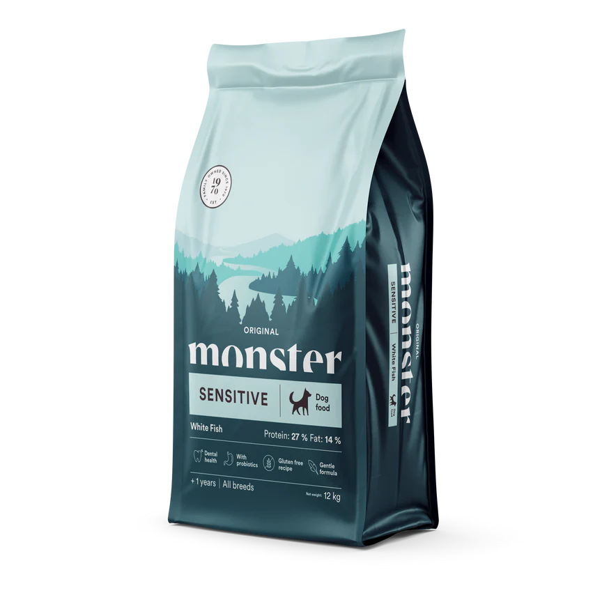 Monster Dog Original Sensitive White Fish 17kg