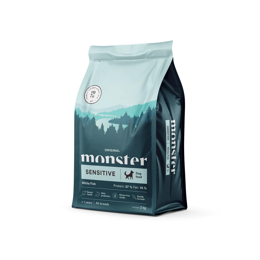 Monster Dog Original Sensitive White Fish 17kg