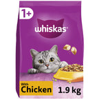 WHISKAS 1+ Adult Cat Dry Food Chicken 1,9 kg