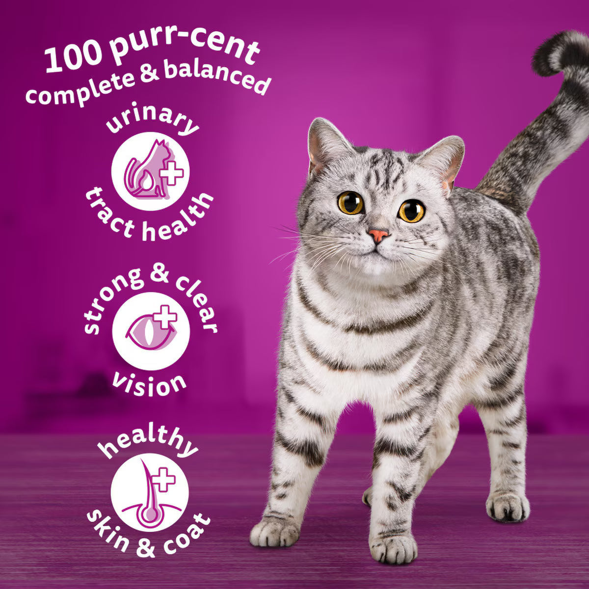 WHISKAS 1+ Adult Cat Dry Food Chicken 1,9 kg